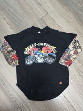 Harley Davidson Baby Onesie
